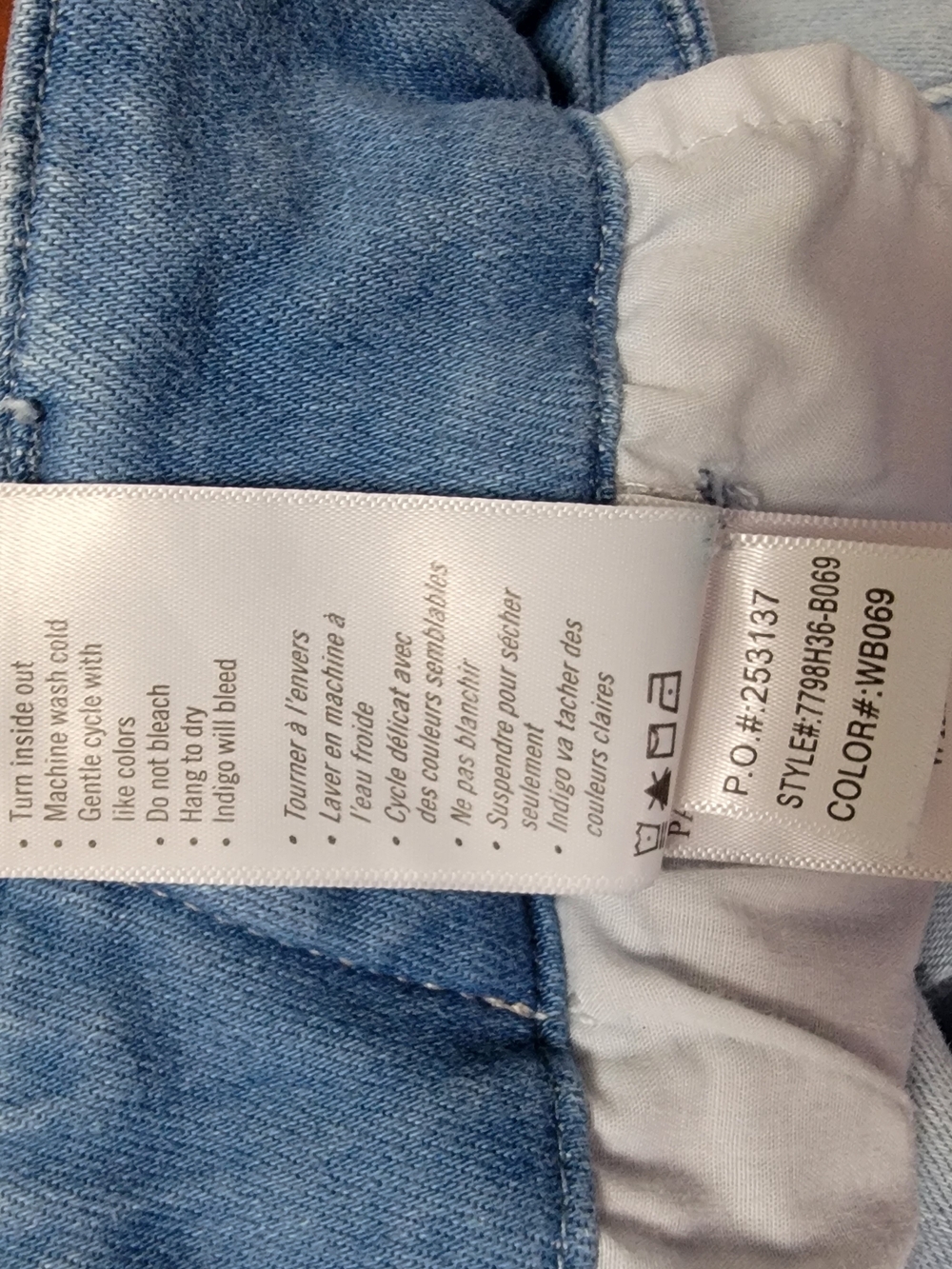 Paige Brooklyn Light  Blue High-Waist Wide-Leg Jeans Size 29 - Picture 5 of 6
